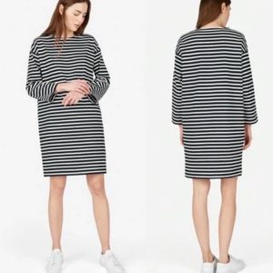 Everlane Breton Cotton Striped Dress Size Medium
